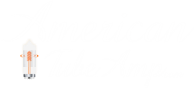 American Tube Amp Logo Medium White