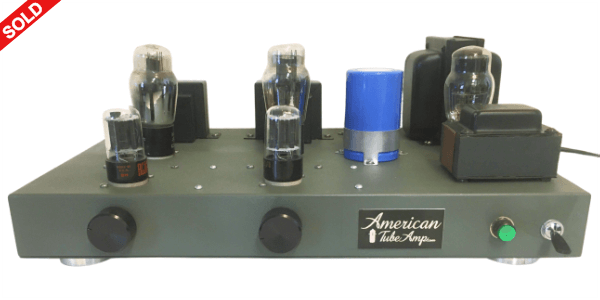 Type 45 tube amplifier - front view.